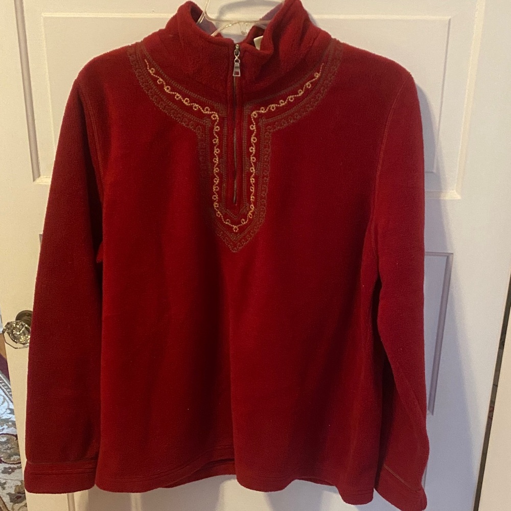 Faded Glory Red Women's Cowl Neck Sweater